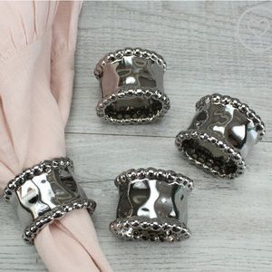 Pampa Bay Verona Napkin Rings (4) in Silver